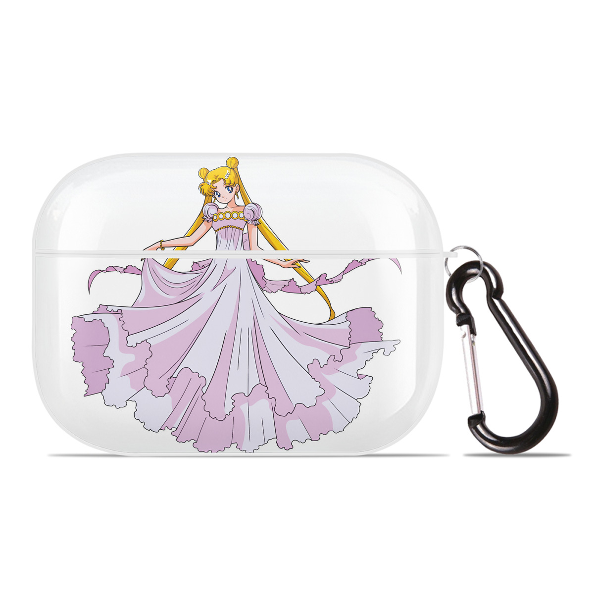 （画像用） 美少女戦士セーラームーン 愛野 美奈子 あいの みなこ Sailor Moon Aino Minako 【AirPods Pro用】ハードシェル保護ケース 耐衝撃・防指紋・カラビナ付き商品仕様