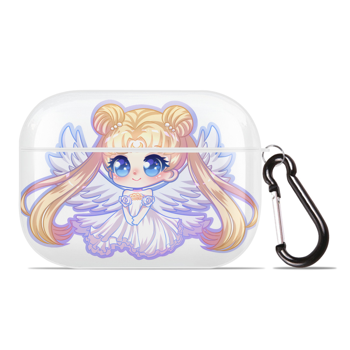 （画像用） 美少女戦士セーラームーン 愛野 美奈子 あいの みなこ Sailor Moon Aino Minako 【AirPods Pro用】ハードシェル保護ケース 耐衝撃・防指紋・カラビナ付き商品仕様