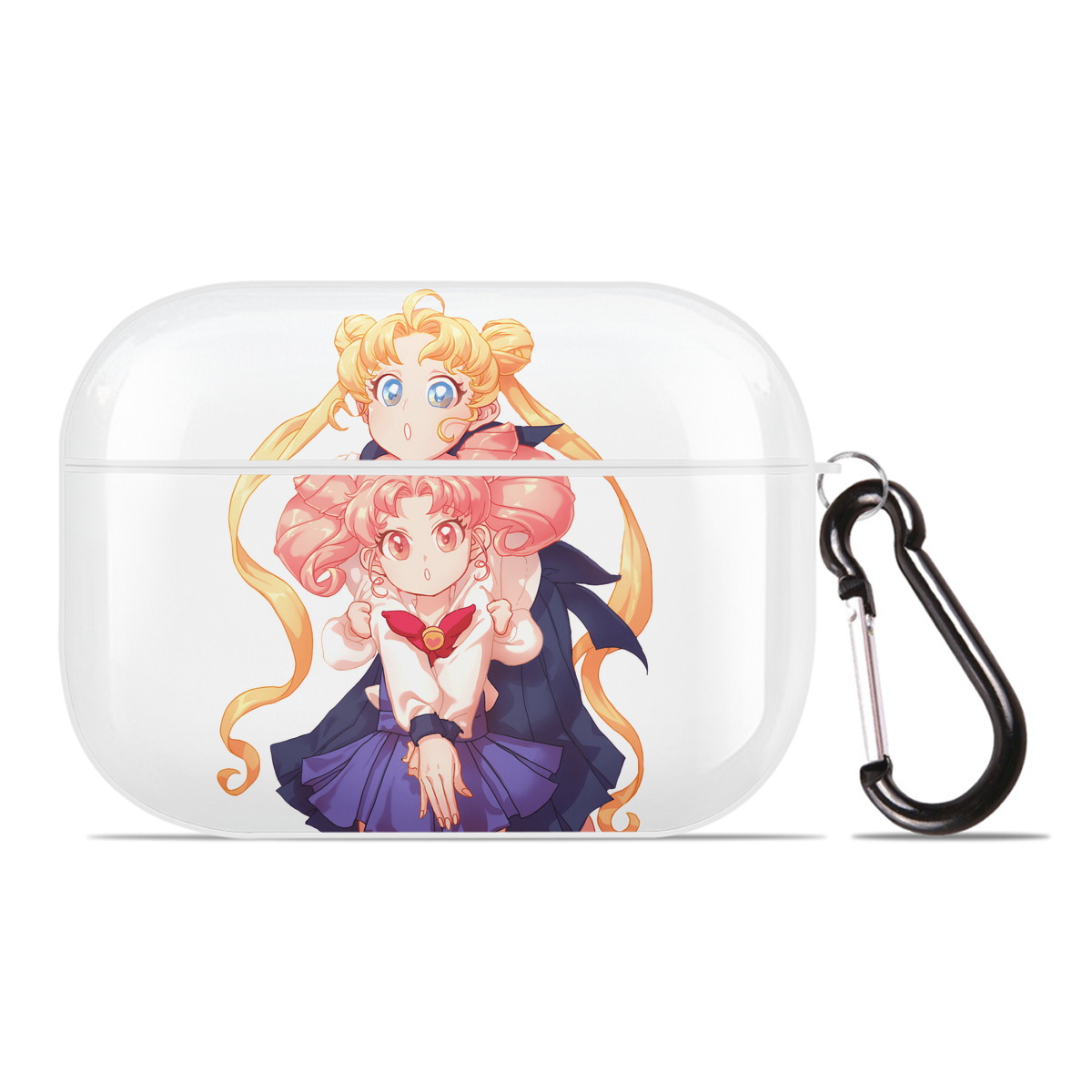 （画像用） 美少女戦士セーラームーン 愛野 美奈子 あいの みなこ Sailor Moon Aino Minako 【AirPods Pro用】ハードシェル保護ケース 耐衝撃・防指紋・カラビナ付き商品仕様