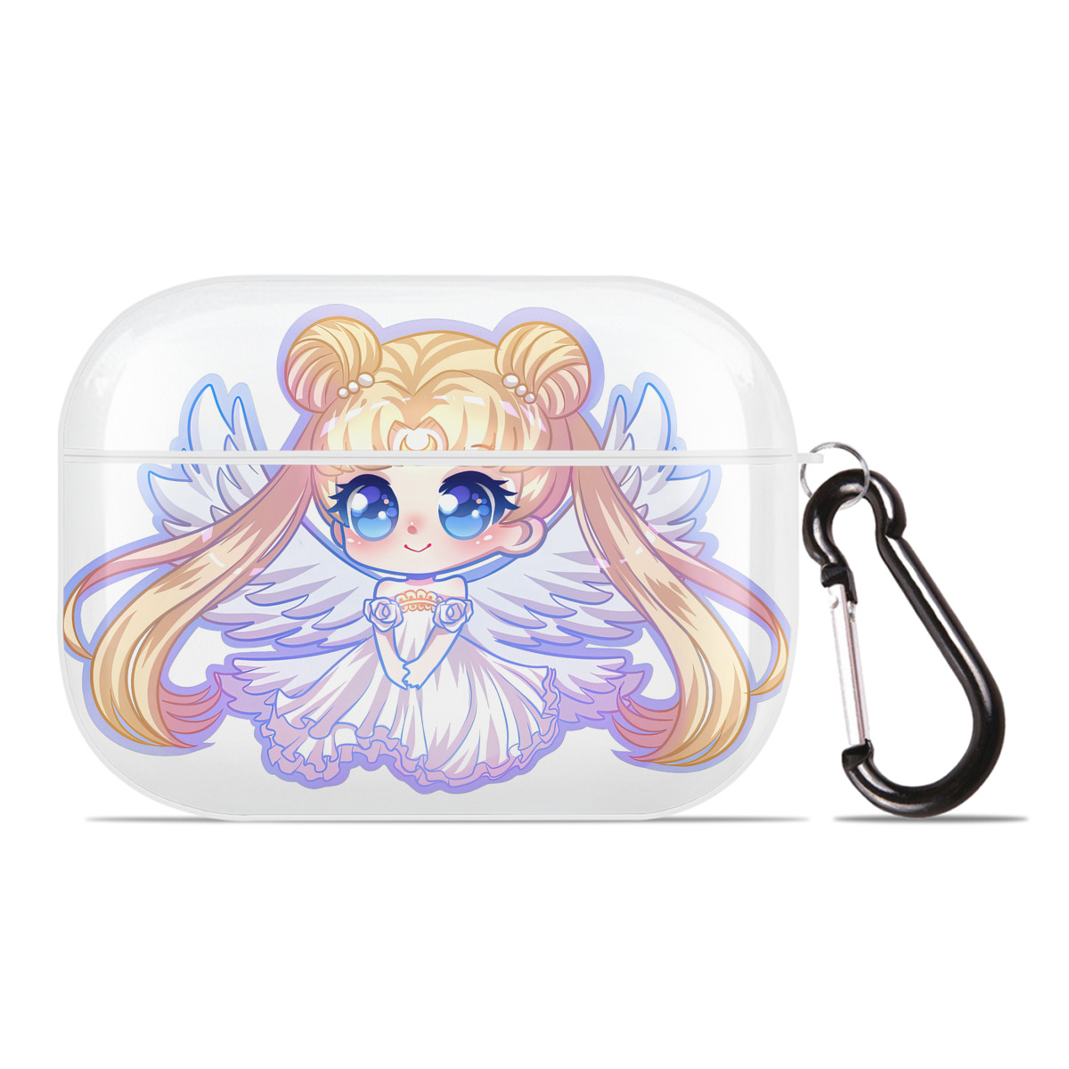 （画像用） 美少女戦士セーラームーン 愛野 美奈子 あいの みなこ Sailor Moon Aino Minako 【AirPods Pro用】ハードシェル保護ケース 耐衝撃・防指紋・カラビナ付き商品仕様