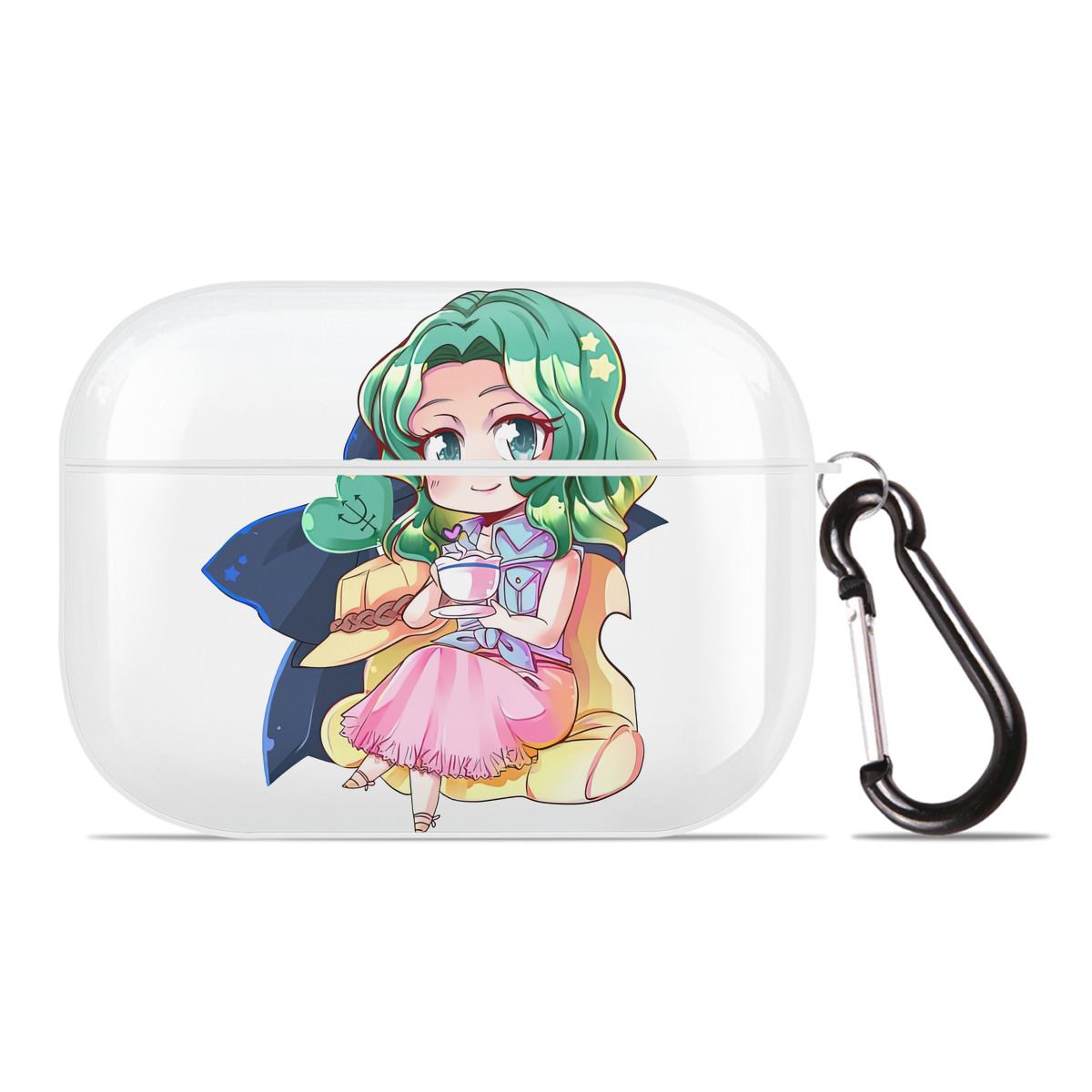 （画像用） 美少女戦士セーラームーン 海王 みちる（かいおう みちる） Sailor Moon Kaiou Michiru 【AirPods Pro用】ハードシェル保護ケース 耐衝撃・防指紋・カラビナ付き商品仕様