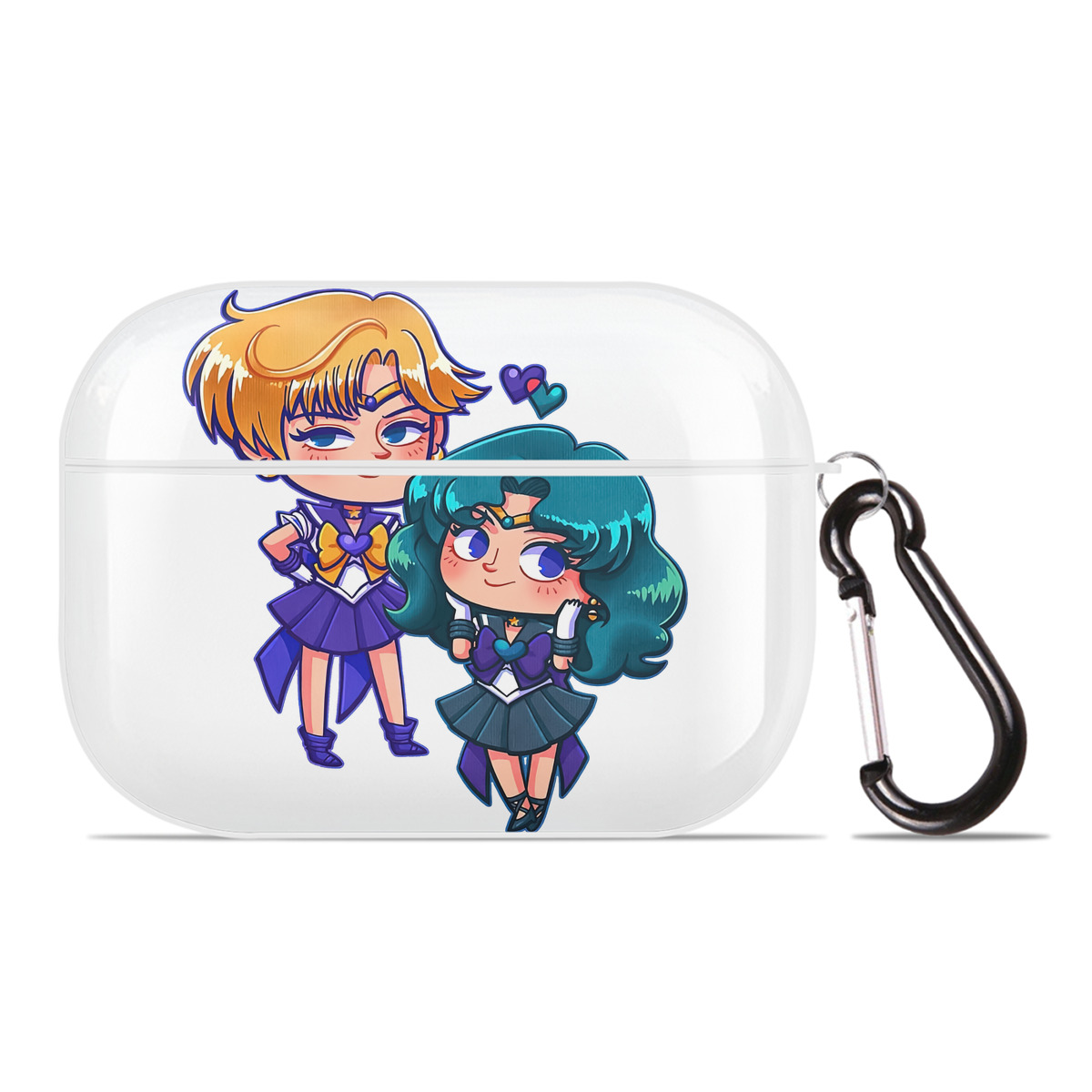 （画像用） 美少女戦士セーラームーン 天王はるか Sailor Moon Tenoh Haruka 【AirPods Pro用】ハードシェル保護ケース 耐衝撃・防指紋・カラビナ付き商品仕様