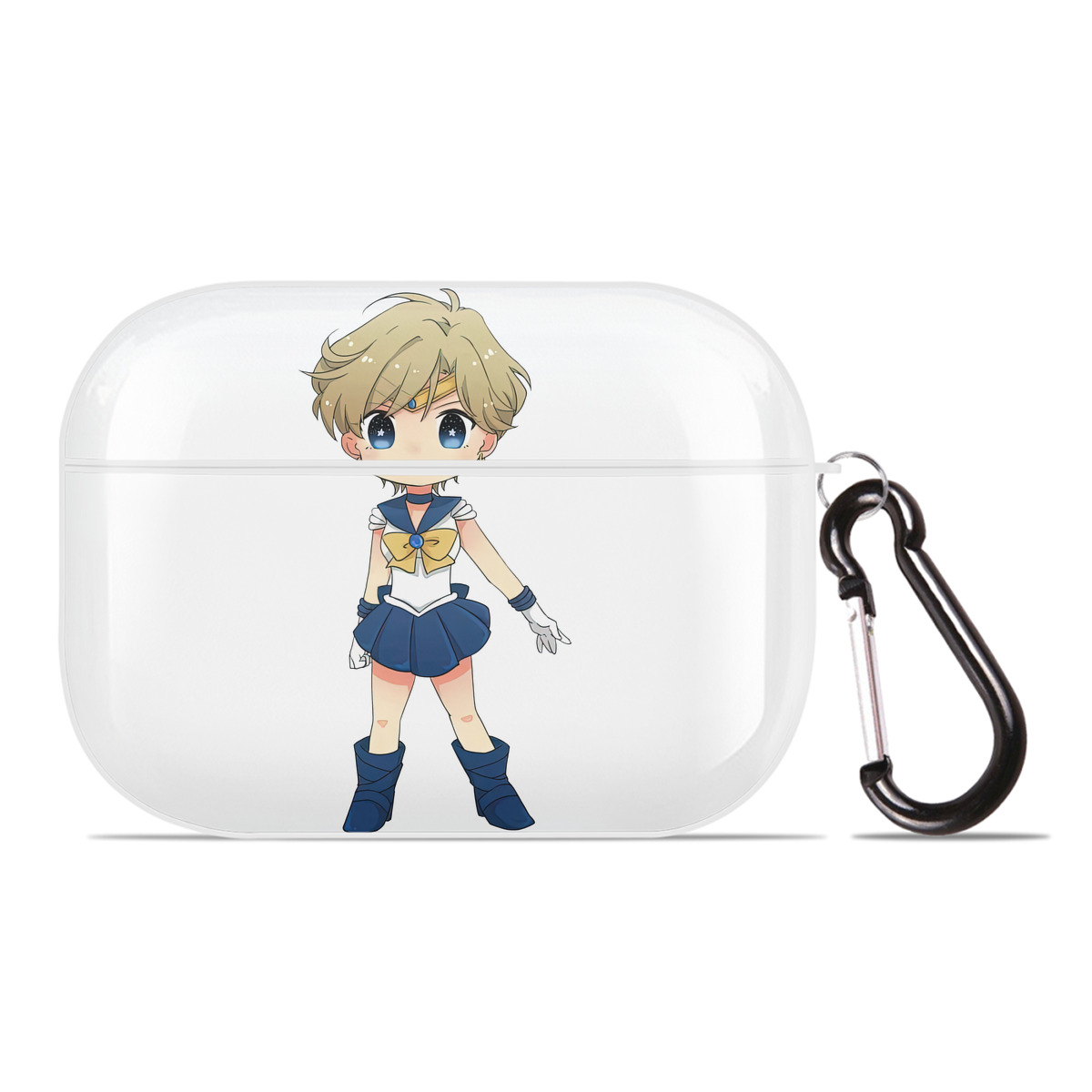（画像用） 美少女戦士セーラームーン 天王はるか Sailor Moon Tenoh Haruka 【AirPods Pro用】ハードシェル保護ケース 耐衝撃・防指紋・カラビナ付き商品仕様