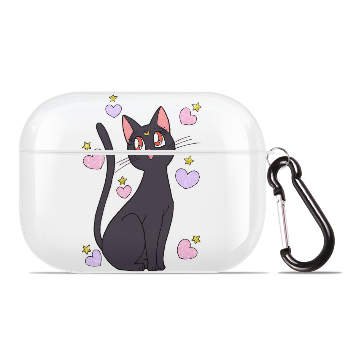（画像用） 美少女戦士セーラームーン Sailor Moon 【AirPods Pro用】ハードシェル保護ケース 耐衝撃・防指紋・カラビナ付き商品仕様