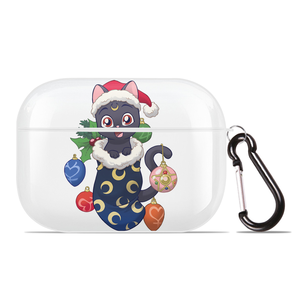 （画像用） 美少女戦士セーラームーン Sailor Moon 【AirPods Pro用】ハードシェル保護ケース 耐衝撃・防指紋・カラビナ付き商品仕様