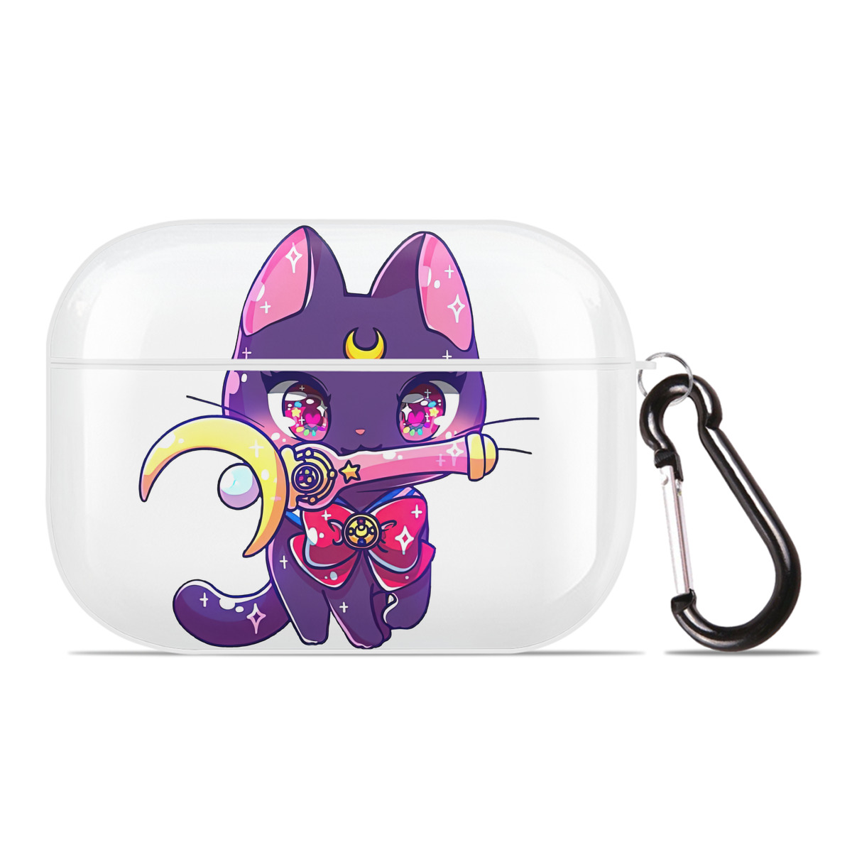 （画像用） 美少女戦士セーラームーン Sailor Moon 【AirPods Pro用】ハードシェル保護ケース 耐衝撃・防指紋・カラビナ付き商品仕様