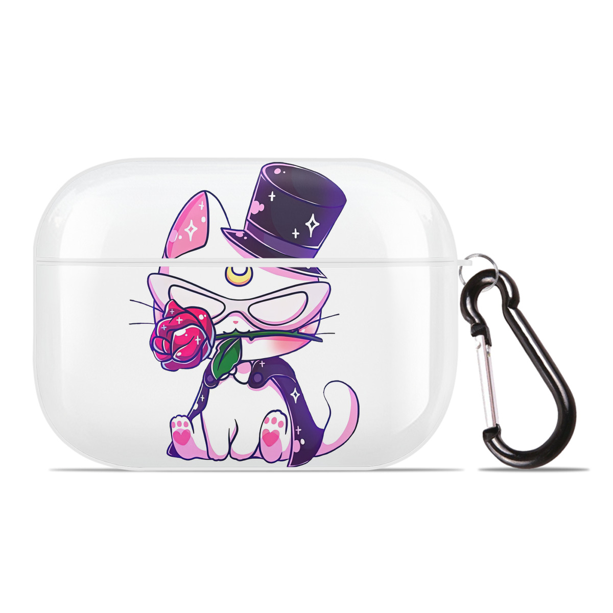 （画像用） 美少女戦士セーラームーン Sailor Moon 【AirPods Pro用】ハードシェル保護ケース 耐衝撃・防指紋・カラビナ付き商品仕様
