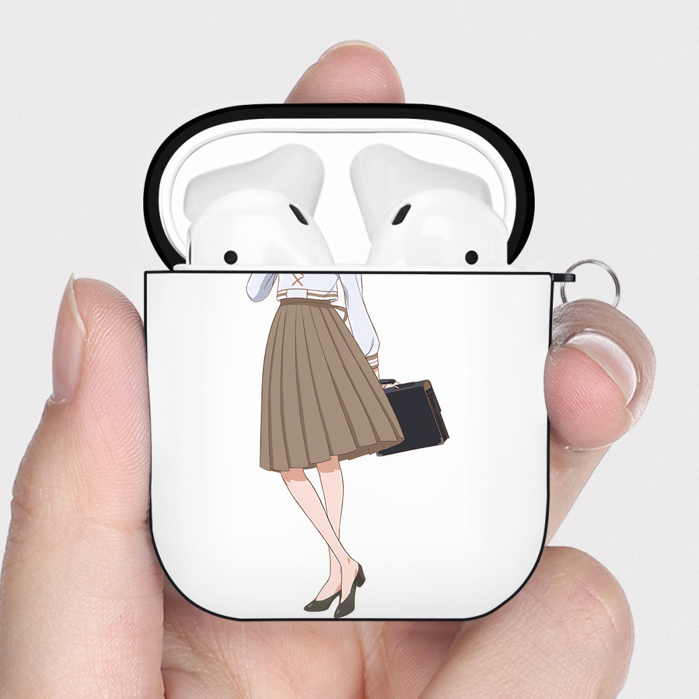 （画像用） 美少女戦士セーラームーン 木野 まこと きの まこと Sailor Moon Kino Makoto （セーラージュピター；Sailor Jupiter） AirPods 第2世代保護ケース ハードシェル ブラック 耐衝撃・防指紋・カラビナ付き