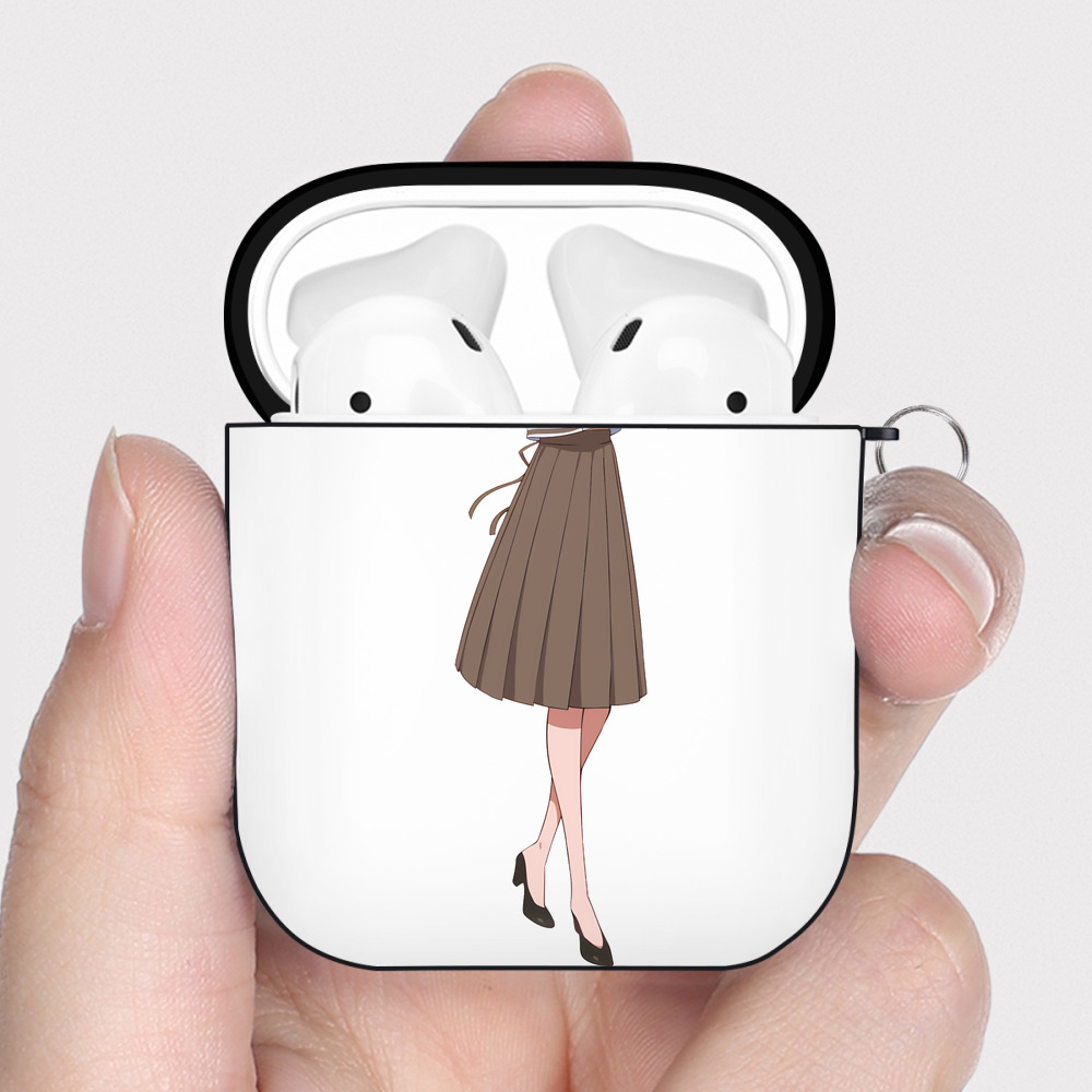 （画像用） 美少女戦士セーラームーン 木野 まこと きの まこと Sailor Moon Kino Makoto （セーラージュピター；Sailor Jupiter） AirPods 第2世代保護ケース ハードシェル ブラック 耐衝撃・防指紋・カラビナ付き