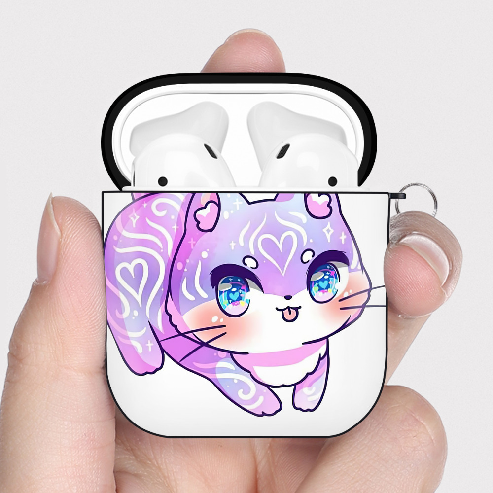 （画像用） 美少女戦士セーラームーン Sailor Moon AirPods 第2世代保護ケース ハードシェル ブラック 耐衝撃・防指紋・カラビナ付き