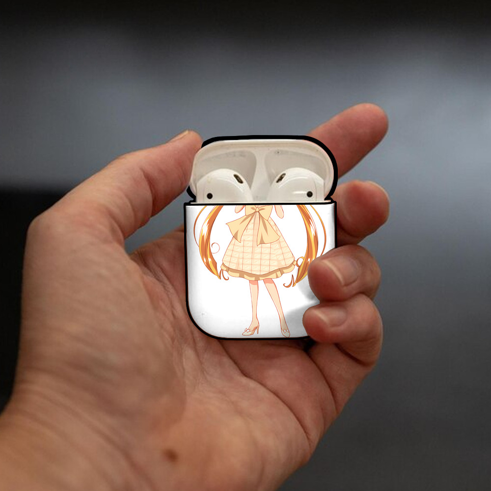 美少女戦士セーラームーン 愛野 美奈子 あいの みなこ Sailor Moon Aino Minako AirPods 第2世代保護ケース ハードシェル ブラック 耐衝撃・防指紋・カラビナ付き