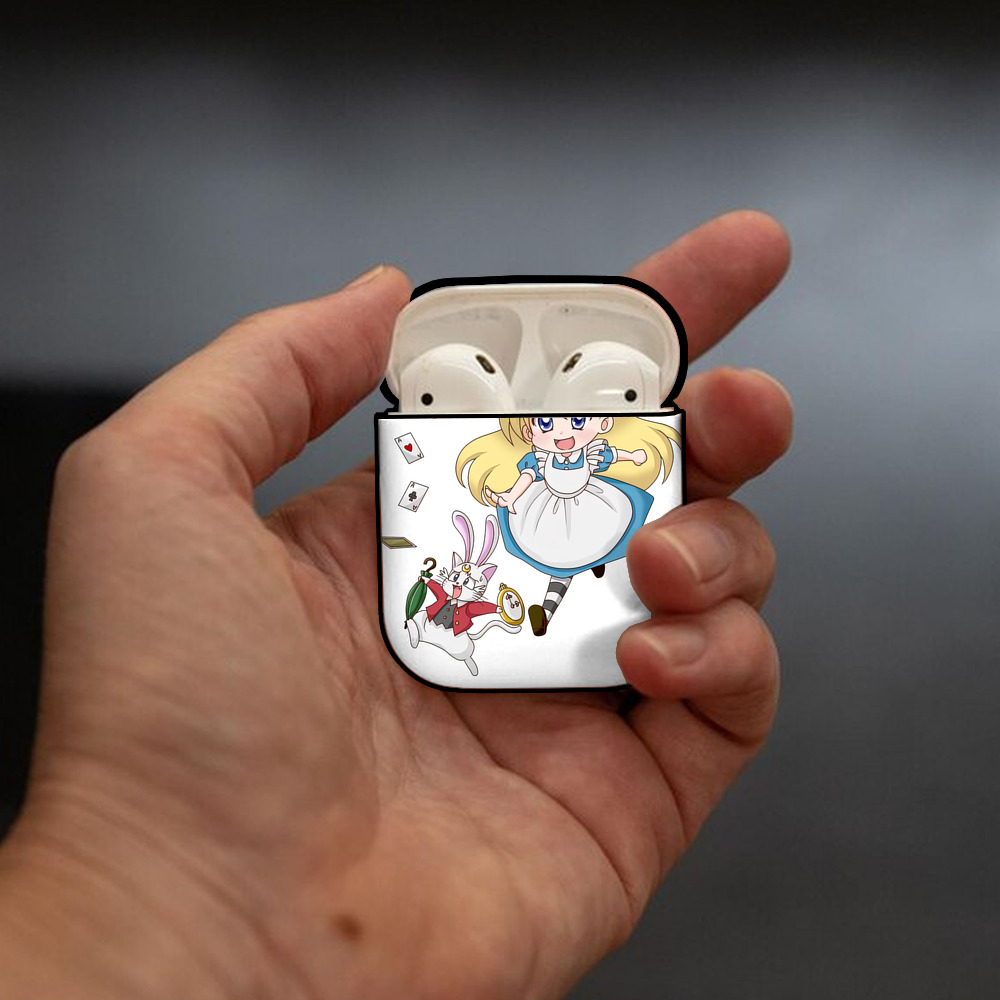 美少女戦士セーラームーン 愛野 美奈子 あいの みなこ Sailor Moon Aino Minako AirPods 第2世代保護ケース ハードシェル ブラック 耐衝撃・防指紋・カラビナ付き