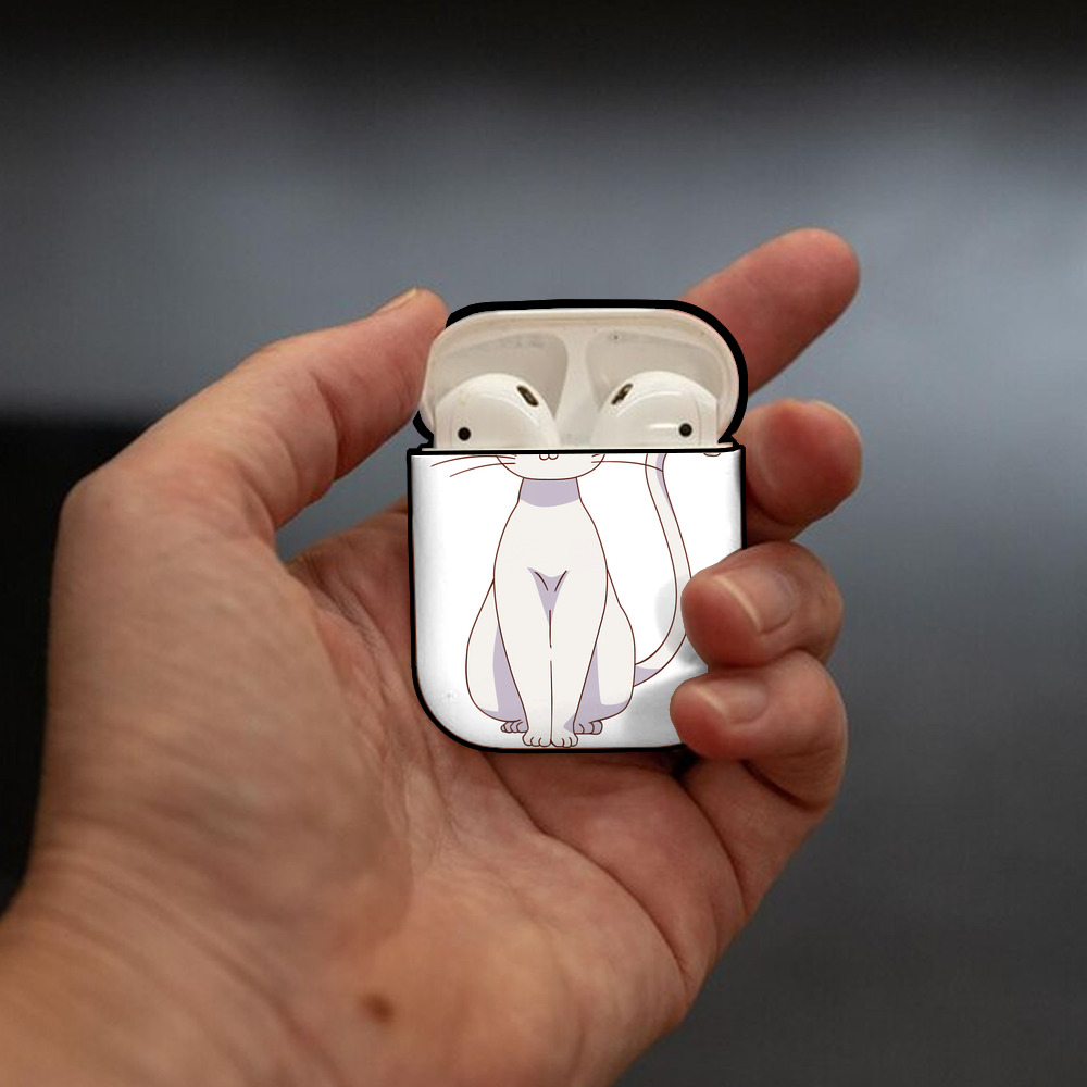 美少女戦士セーラームーン Sailor Moon AirPods 第2世代保護ケース ハードシェル ブラック 耐衝撃・防指紋・カラビナ付き