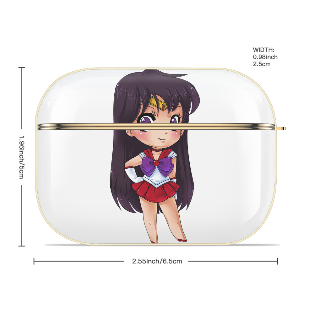 美少女戦士セーラームーン 火野レイ ひの レイ Sailor Moon Hino Rei （セーラーマーズ,Sailor Mars） 【AirPods Pro用】ハードシェル保護ケース｜耐衝撃・防指紋・カラビナ付き商品仕様