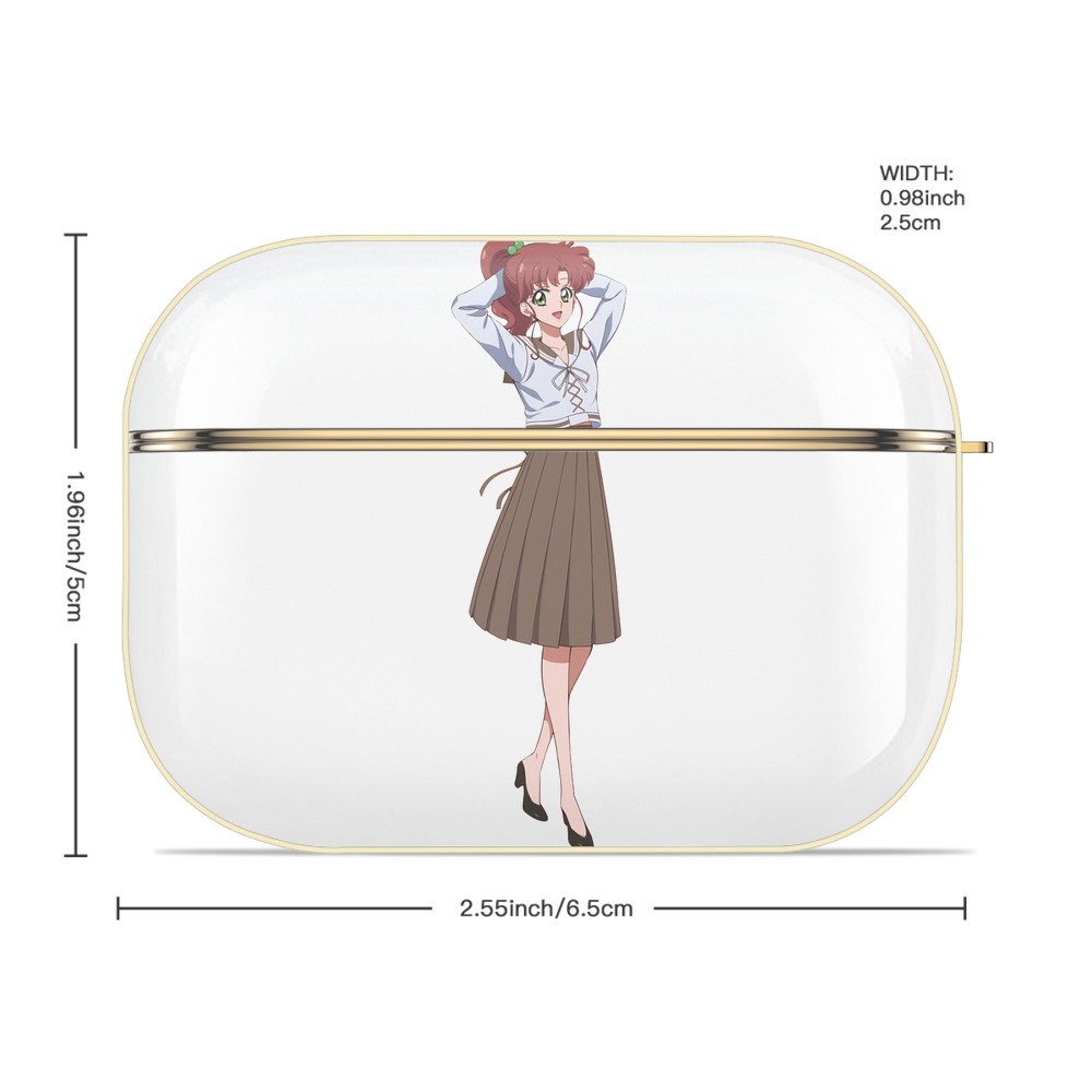 美少女戦士セーラームーン 木野 まこと きの まこと Sailor Moon Kino Makoto （セーラージュピター；Sailor Jupiter） 【AirPods Pro用】ハードシェル保護ケース｜耐衝撃・防指紋・カラビナ付き商品仕様