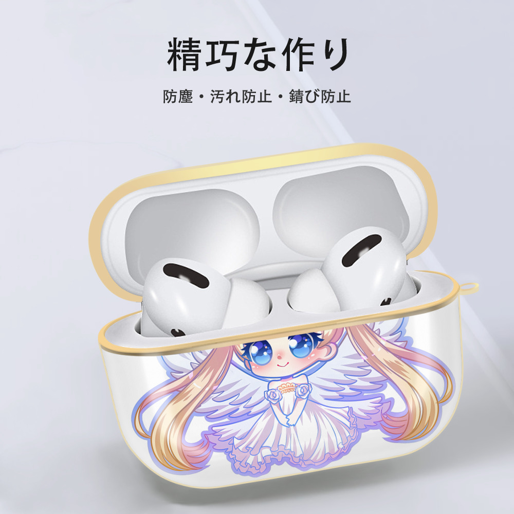 美少女戦士セーラームーン 愛野 美奈子 あいの みなこ Sailor Moon Aino Minako 【AirPods Pro用】ハードシェル保護ケース｜耐衝撃・防指紋・カラビナ付き商品仕様