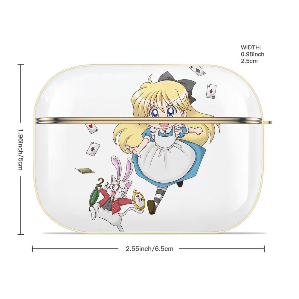 美少女戦士セーラームーン 愛野 美奈子 あいの みなこ Sailor Moon Aino Minako 【AirPods Pro用】ハードシェル保護ケース｜耐衝撃・防指紋・カラビナ付き商品仕様