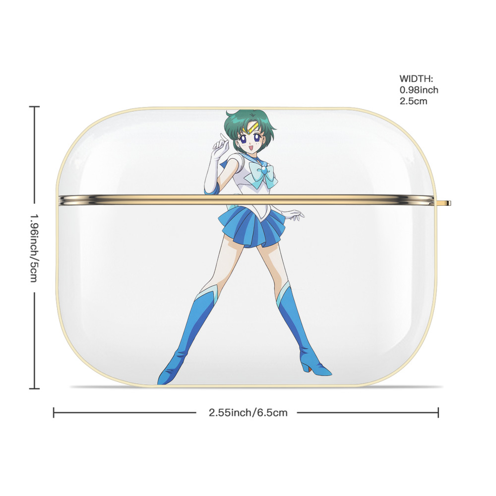 美少女戦士セーラームーン 海王 みちる（かいおう みちる） Sailor Moon Kaiou Michiru 【AirPods Pro用】ハードシェル保護ケース｜耐衝撃・防指紋・カラビナ付き商品仕様