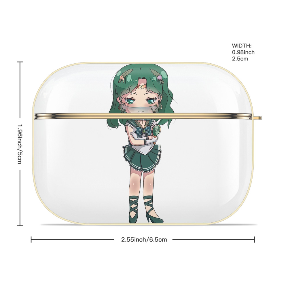 美少女戦士セーラームーン 海王 みちる（かいおう みちる） Sailor Moon Kaiou Michiru 【AirPods Pro用】ハードシェル保護ケース｜耐衝撃・防指紋・カラビナ付き商品仕様