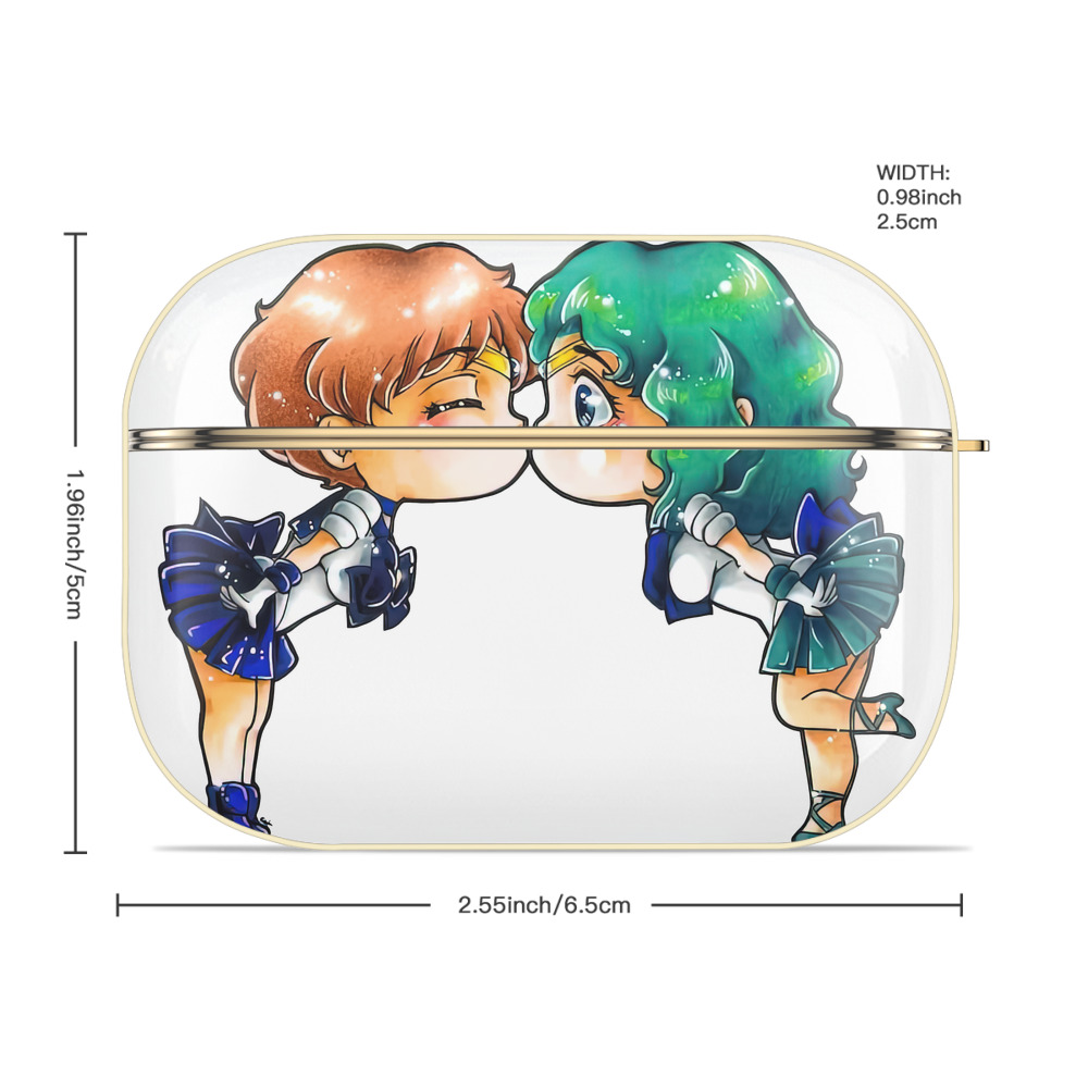 美少女戦士セーラームーン 天王はるか Sailor Moon Tenoh Haruka 【AirPods Pro用】ハードシェル保護ケース｜耐衝撃・防指紋・カラビナ付き商品仕様