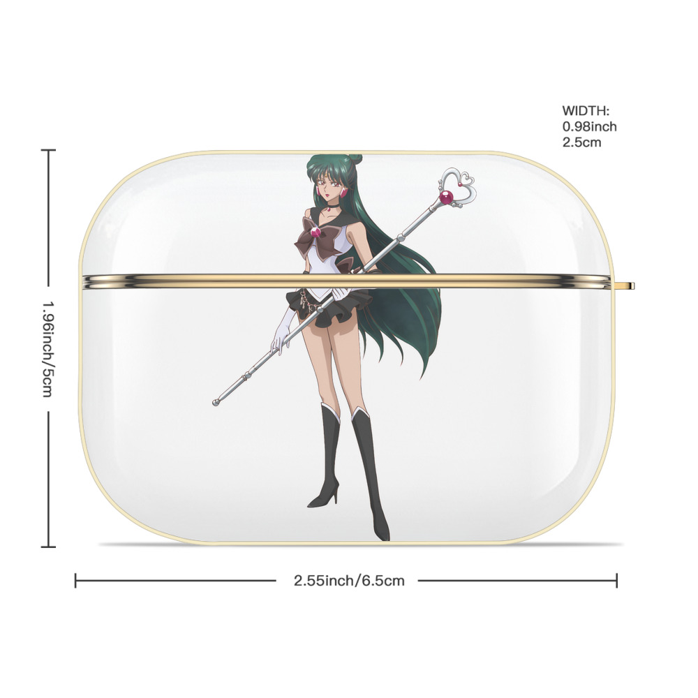 美少女戦士セーラームーン 冥王せつな Sailor Moon Meiou Setsuna 【AirPods Pro用】ハードシェル保護ケース｜耐衝撃・防指紋・カラビナ付き商品仕様