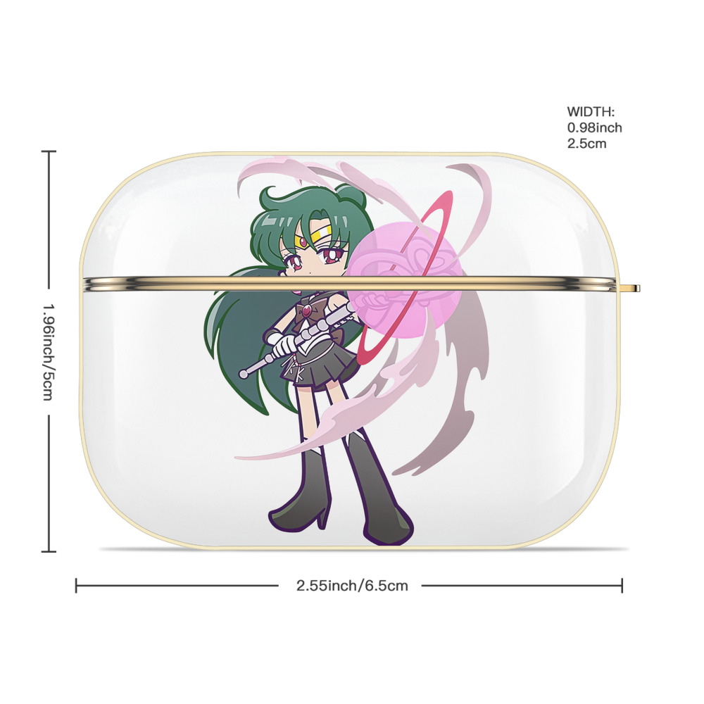 美少女戦士セーラームーン 冥王せつな Sailor Moon Meiou Setsuna 【AirPods Pro用】ハードシェル保護ケース｜耐衝撃・防指紋・カラビナ付き商品仕様