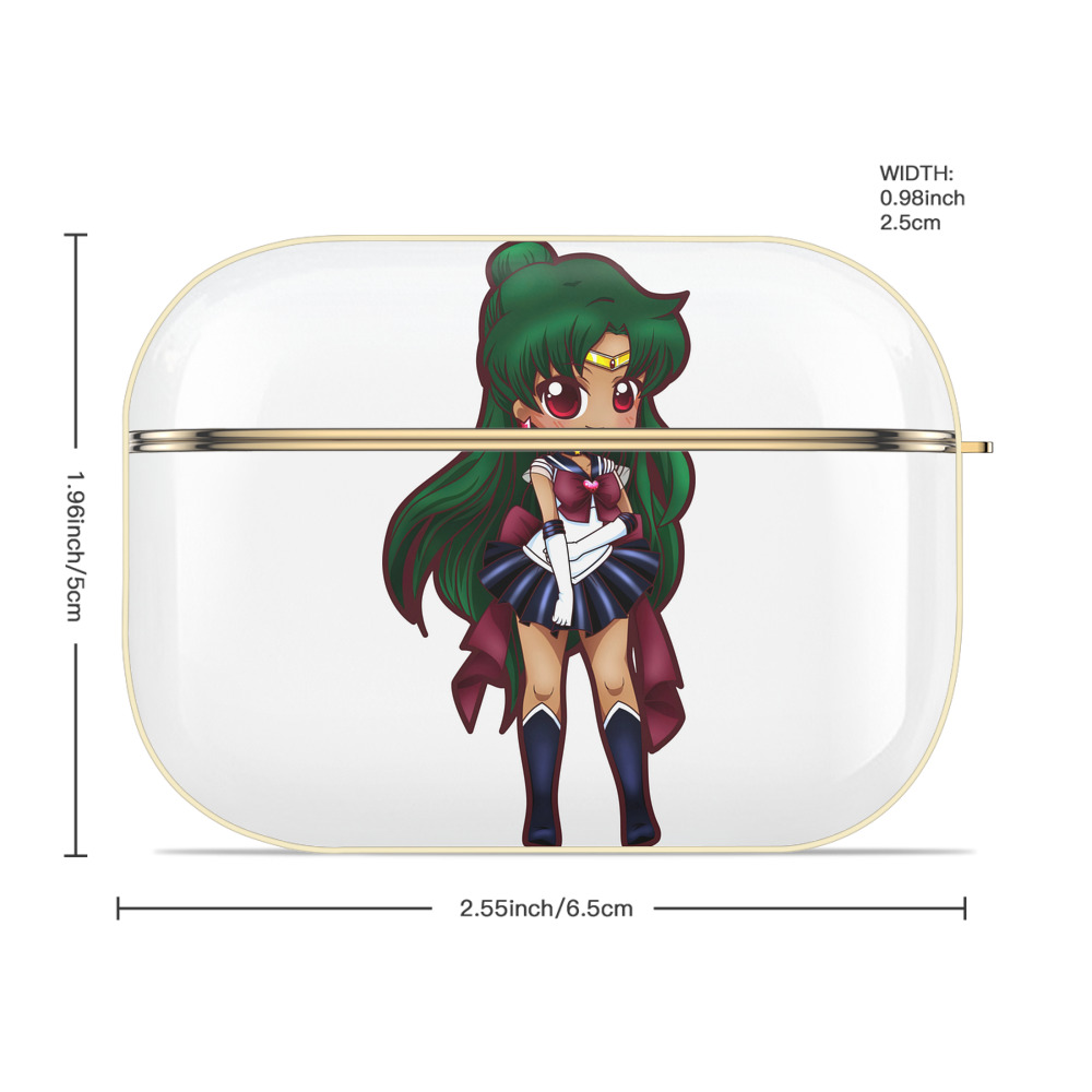 美少女戦士セーラームーン 冥王せつな Sailor Moon Meiou Setsuna 【AirPods Pro用】ハードシェル保護ケース｜耐衝撃・防指紋・カラビナ付き商品仕様