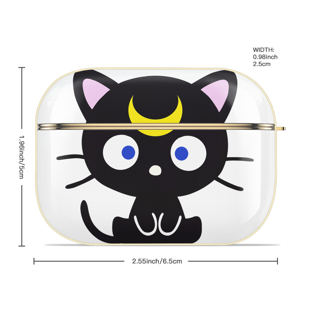 美少女戦士セーラームーン Sailor Moon 【AirPods Pro用】ハードシェル保護ケース｜耐衝撃・防指紋・カラビナ付き商品仕様