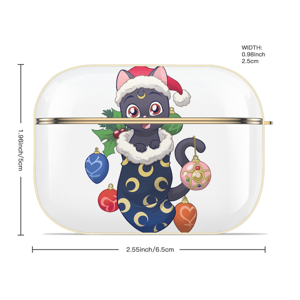 美少女戦士セーラームーン Sailor Moon 【AirPods Pro用】ハードシェル保護ケース｜耐衝撃・防指紋・カラビナ付き商品仕様