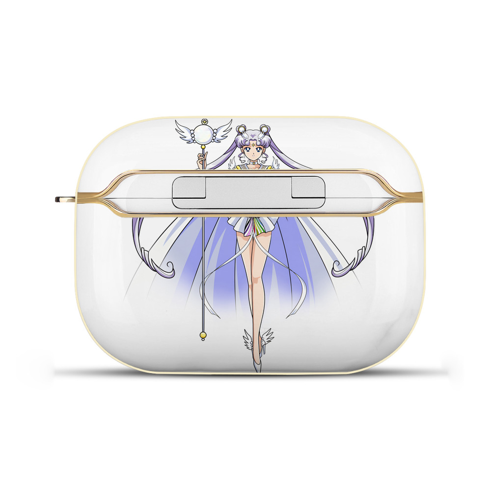 （画像用） 美少女戦士セーラームーン 月野 うさぎ つきの うさぎ Sailor Moon Tsukino Usagi 【AirPods Pro用】ハードシェル保護ケース｜耐衝撃・防指紋・カラビナ付き商品仕様