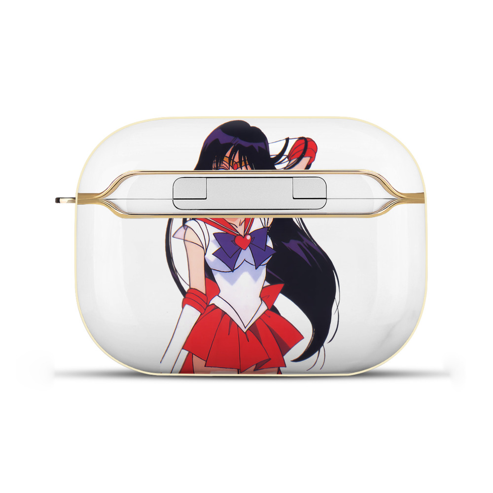 （画像用） 美少女戦士セーラームーン 火野レイ ひの レイ Sailor Moon Hino Rei （セーラーマーズ,Sailor Mars） 【AirPods Pro用】ハードシェル保護ケース｜耐衝撃・防指紋・カラビナ付き商品仕様