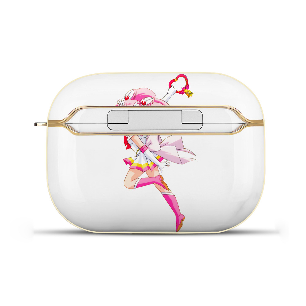 （画像用） 美少女戦士セーラームーン ちびうさ Sailor Moon Chibiusa Tsukino Usagi Small Lady Serenity 【AirPods Pro用】ハードシェル保護ケース｜耐衝撃・防指紋・カラビナ付き商品仕様