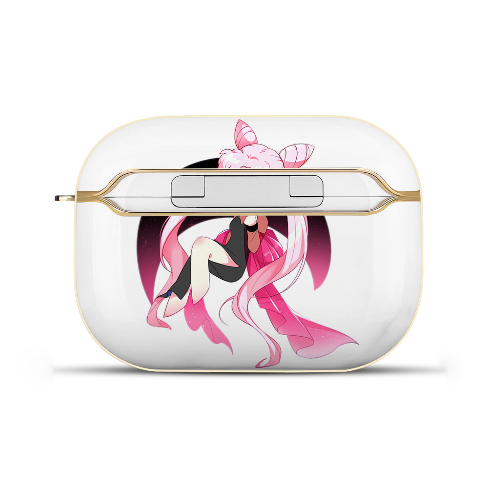 （画像用） 美少女戦士セーラームーン ちびうさ Sailor Moon Chibiusa Tsukino Usagi Small Lady Serenity 【AirPods Pro用】ハードシェル保護ケース｜耐衝撃・防指紋・カラビナ付き商品仕様