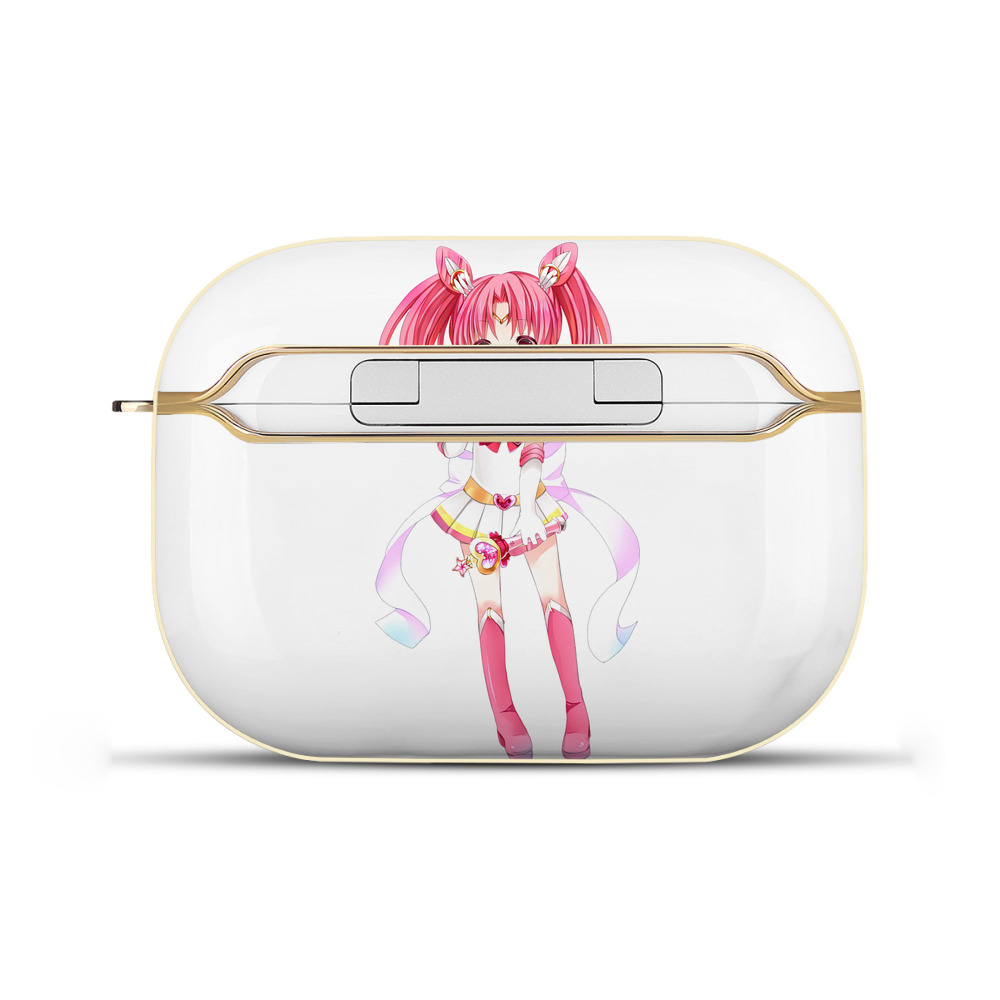 （画像用） 美少女戦士セーラームーン ちびうさ Sailor Moon Chibiusa Tsukino Usagi Small Lady Serenity 【AirPods Pro用】ハードシェル保護ケース｜耐衝撃・防指紋・カラビナ付き商品仕様