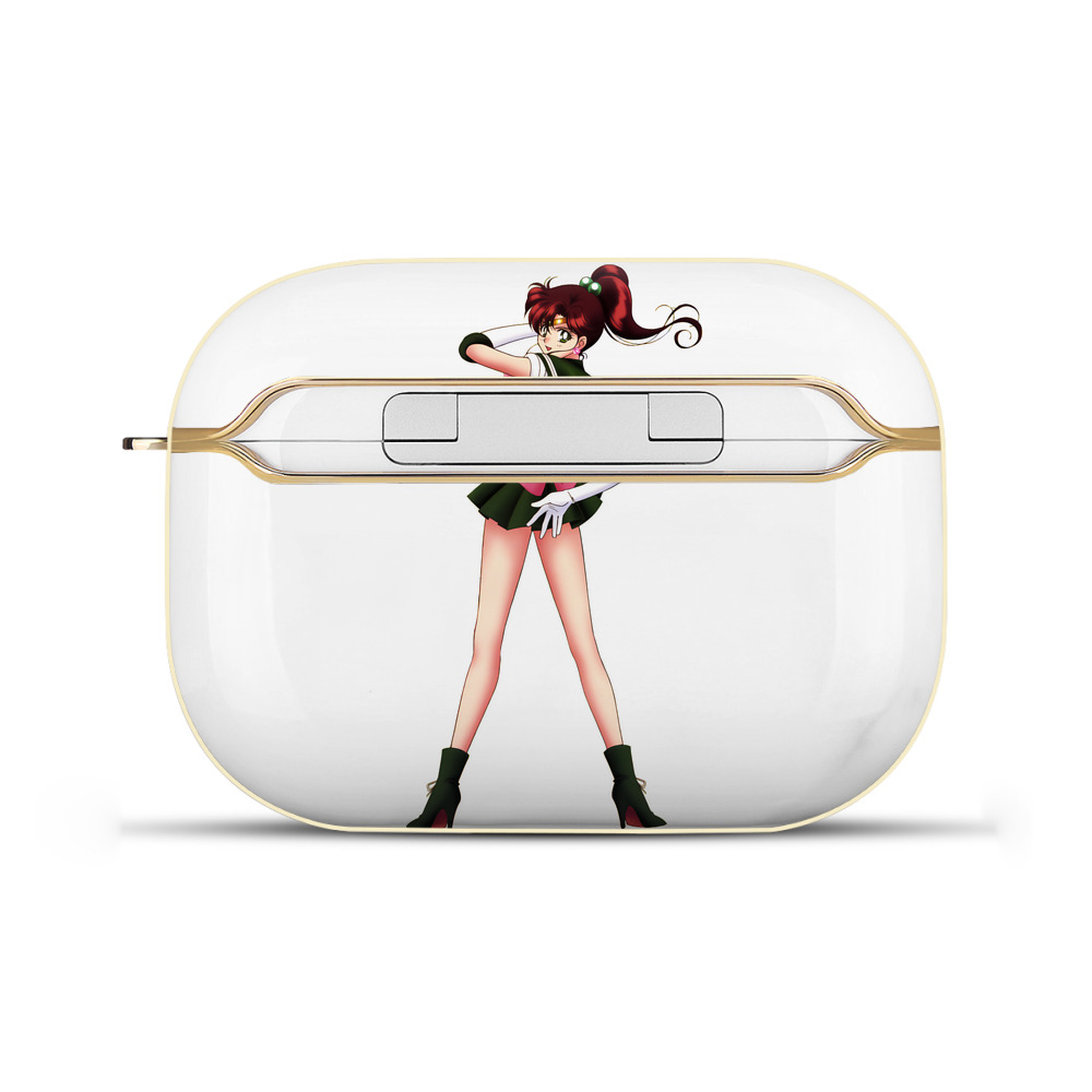 （画像用） 美少女戦士セーラームーン 木野 まこと きの まこと Sailor Moon Kino Makoto （セーラージュピター；Sailor Jupiter） 【AirPods Pro用】ハードシェル保護ケース｜耐衝撃・防指紋・カラビナ付き商品仕様