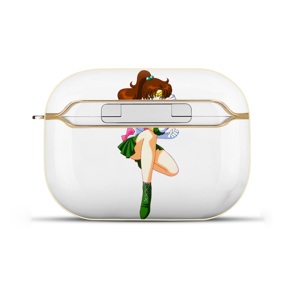 （画像用） 美少女戦士セーラームーン 木野 まこと きの まこと Sailor Moon Kino Makoto （セーラージュピター；Sailor Jupiter） 【AirPods Pro用】ハードシェル保護ケース｜耐衝撃・防指紋・カラビナ付き商品仕様