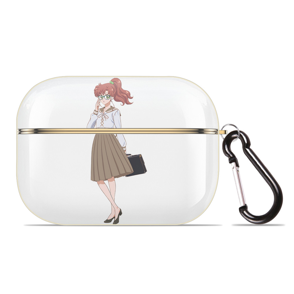 （画像用） 美少女戦士セーラームーン 木野 まこと きの まこと Sailor Moon Kino Makoto （セーラージュピター；Sailor Jupiter） 【AirPods Pro用】ハードシェル保護ケース｜耐衝撃・防指紋・カラビナ付き商品仕様