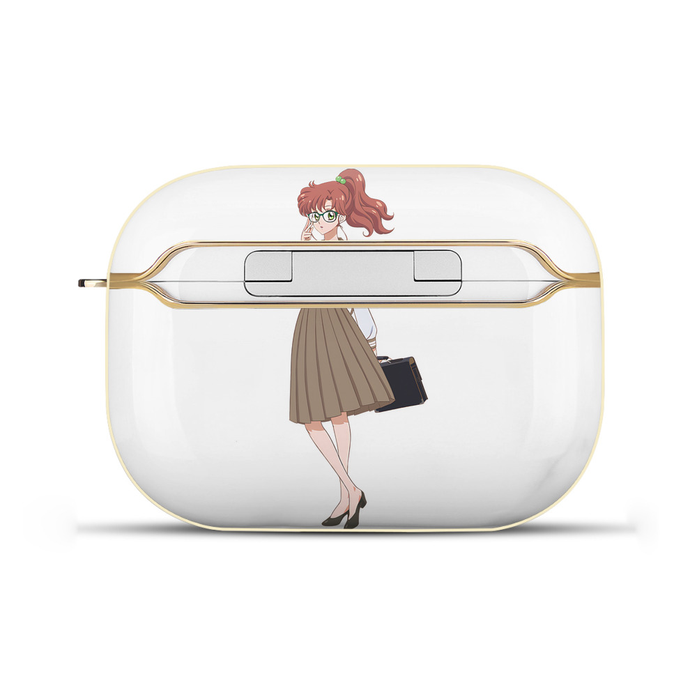 （画像用） 美少女戦士セーラームーン 木野 まこと きの まこと Sailor Moon Kino Makoto （セーラージュピター；Sailor Jupiter） 【AirPods Pro用】ハードシェル保護ケース｜耐衝撃・防指紋・カラビナ付き商品仕様