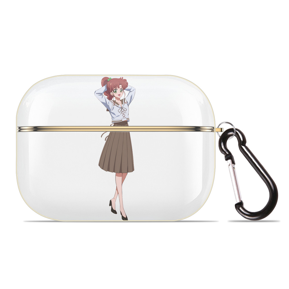 （画像用） 美少女戦士セーラームーン 木野 まこと きの まこと Sailor Moon Kino Makoto （セーラージュピター；Sailor Jupiter） 【AirPods Pro用】ハードシェル保護ケース｜耐衝撃・防指紋・カラビナ付き商品仕様