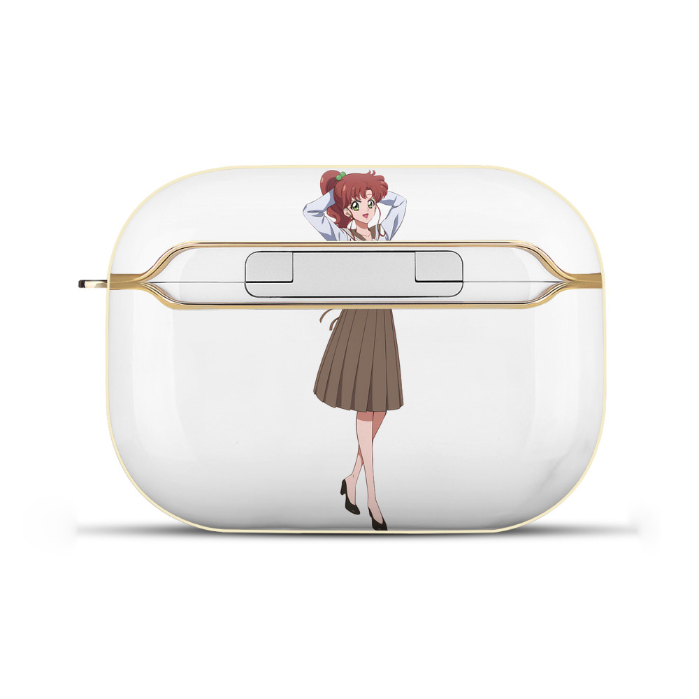 （画像用） 美少女戦士セーラームーン 木野 まこと きの まこと Sailor Moon Kino Makoto （セーラージュピター；Sailor Jupiter） 【AirPods Pro用】ハードシェル保護ケース｜耐衝撃・防指紋・カラビナ付き商品仕様