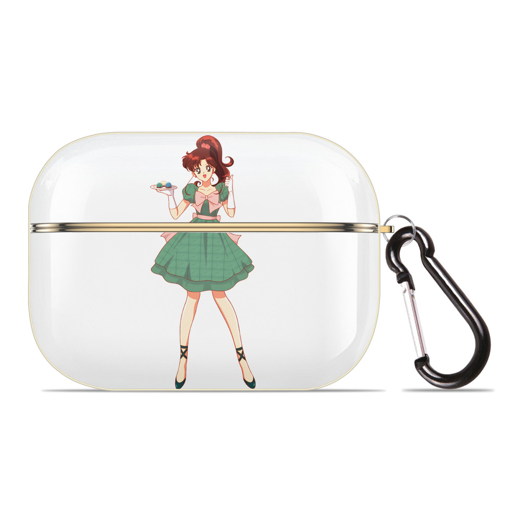 （画像用） 美少女戦士セーラームーン 木野 まこと きの まこと Sailor Moon Kino Makoto （セーラージュピター；Sailor Jupiter） 【AirPods Pro用】ハードシェル保護ケース｜耐衝撃・防指紋・カラビナ付き商品仕様
