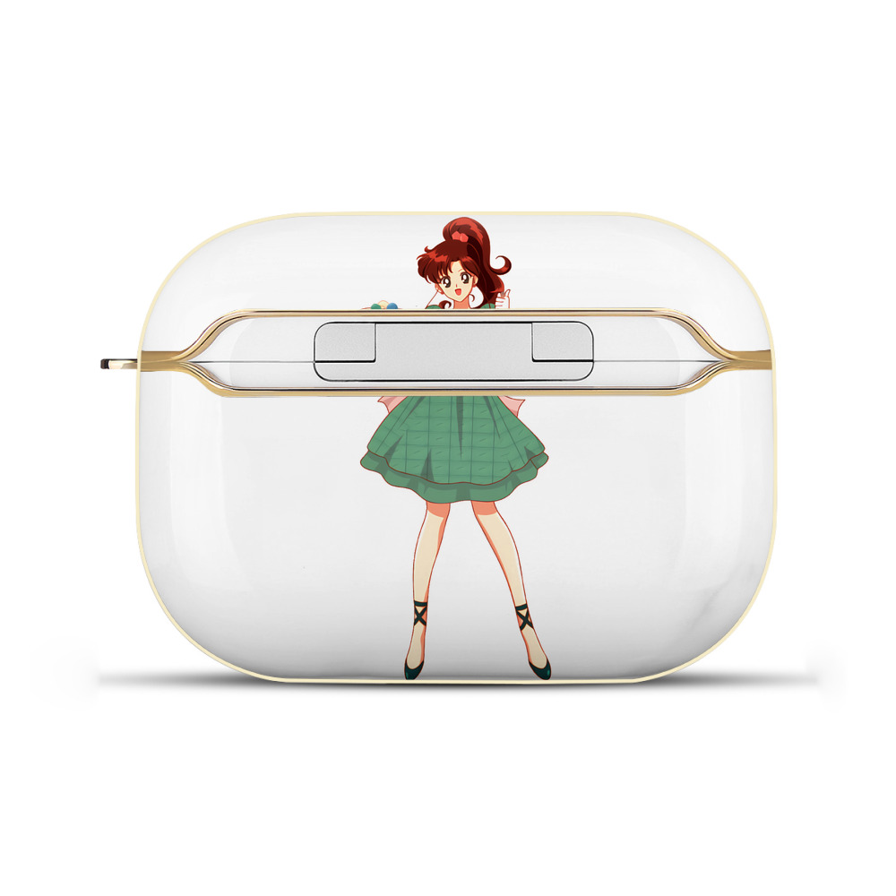 （画像用） 美少女戦士セーラームーン 木野 まこと きの まこと Sailor Moon Kino Makoto （セーラージュピター；Sailor Jupiter） 【AirPods Pro用】ハードシェル保護ケース｜耐衝撃・防指紋・カラビナ付き商品仕様
