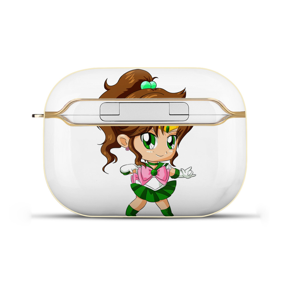 （画像用） 美少女戦士セーラームーン 木野 まこと きの まこと Sailor Moon Kino Makoto （セーラージュピター；Sailor Jupiter） 【AirPods Pro用】ハードシェル保護ケース｜耐衝撃・防指紋・カラビナ付き商品仕様