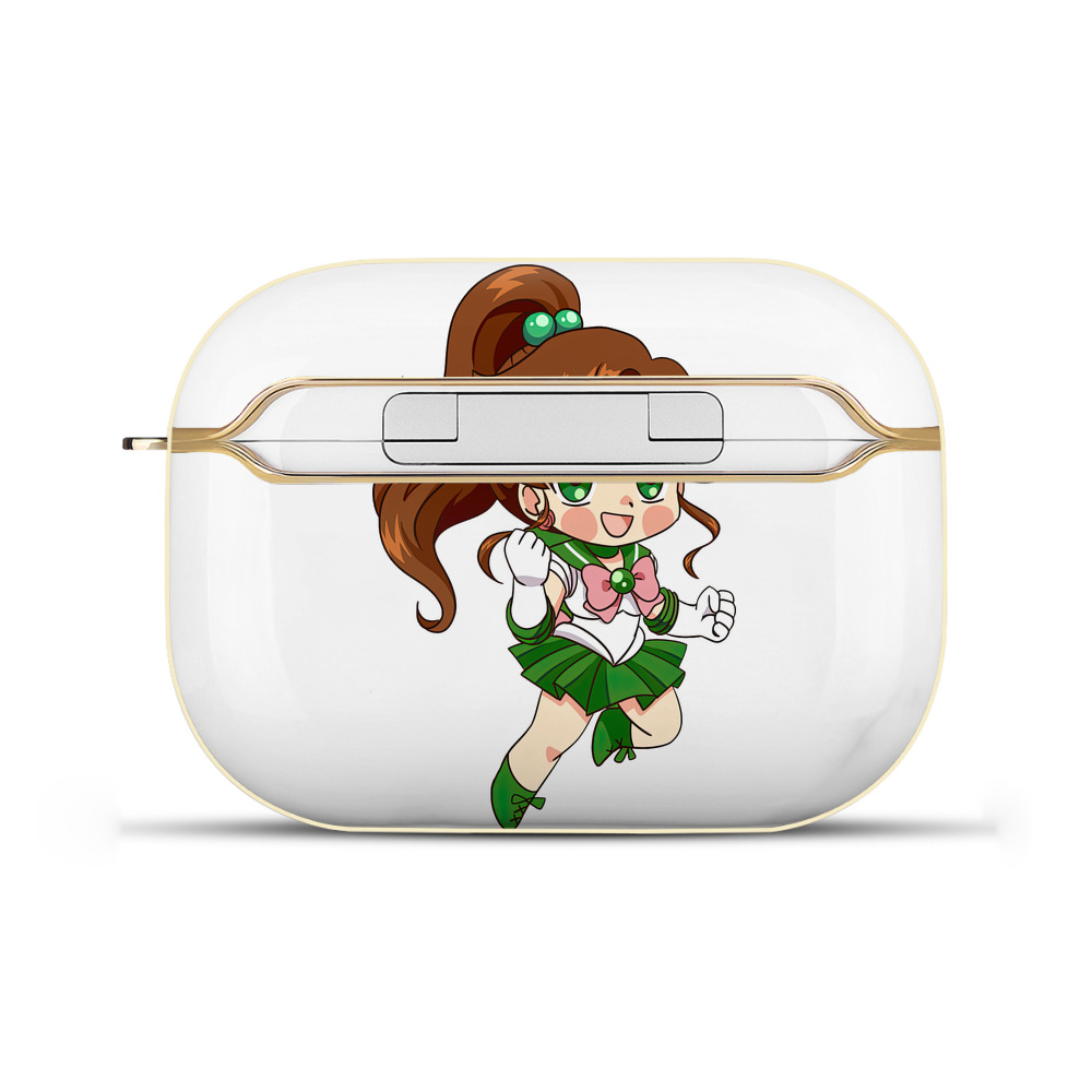 （画像用） 美少女戦士セーラームーン 木野 まこと きの まこと Sailor Moon Kino Makoto （セーラージュピター；Sailor Jupiter） 【AirPods Pro用】ハードシェル保護ケース｜耐衝撃・防指紋・カラビナ付き商品仕様