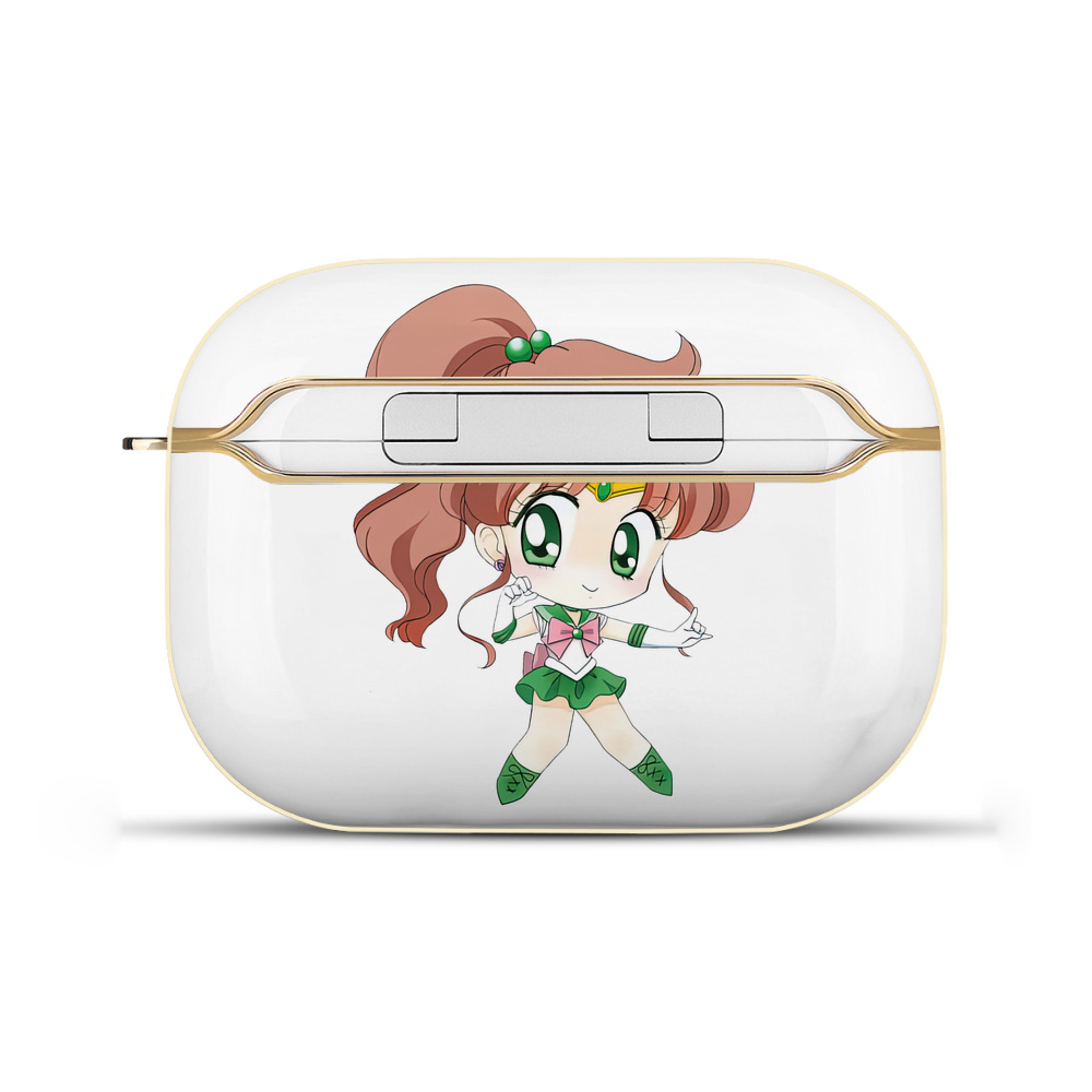 （画像用） 美少女戦士セーラームーン 木野 まこと きの まこと Sailor Moon Kino Makoto （セーラージュピター；Sailor Jupiter） 【AirPods Pro用】ハードシェル保護ケース｜耐衝撃・防指紋・カラビナ付き商品仕様