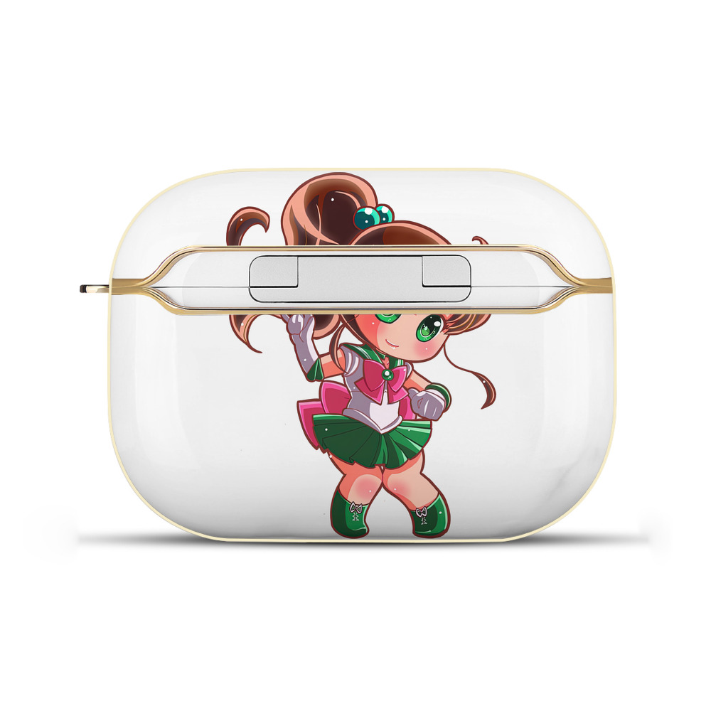 （画像用） 美少女戦士セーラームーン 木野 まこと きの まこと Sailor Moon Kino Makoto （セーラージュピター；Sailor Jupiter） 【AirPods Pro用】ハードシェル保護ケース｜耐衝撃・防指紋・カラビナ付き商品仕様