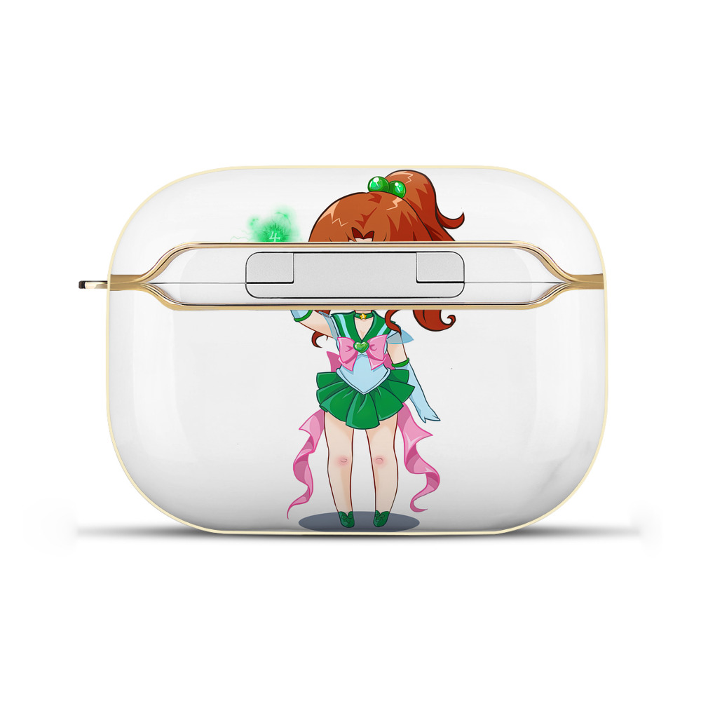 （画像用） 美少女戦士セーラームーン 木野 まこと きの まこと Sailor Moon Kino Makoto （セーラージュピター；Sailor Jupiter） 【AirPods Pro用】ハードシェル保護ケース｜耐衝撃・防指紋・カラビナ付き商品仕様
