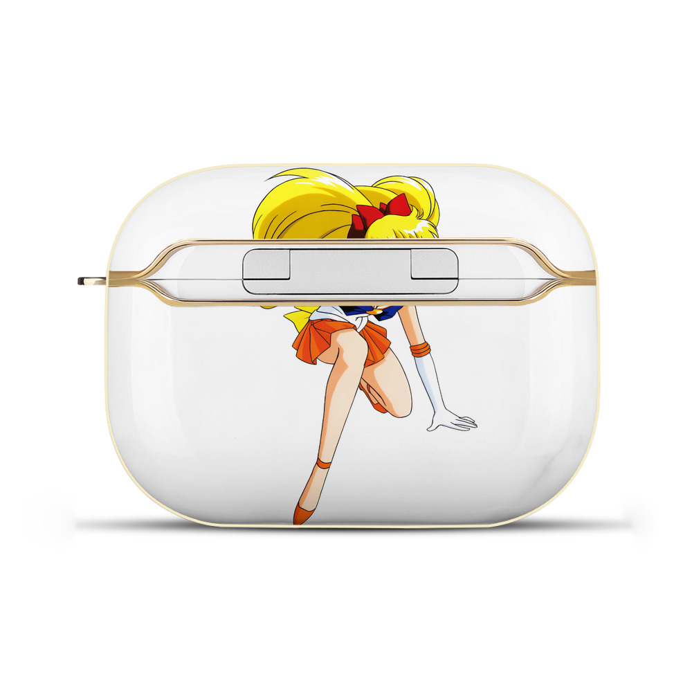 （画像用） 美少女戦士セーラームーン 愛野 美奈子 あいの みなこ Sailor Moon Aino Minako 【AirPods Pro用】ハードシェル保護ケース｜耐衝撃・防指紋・カラビナ付き商品仕様