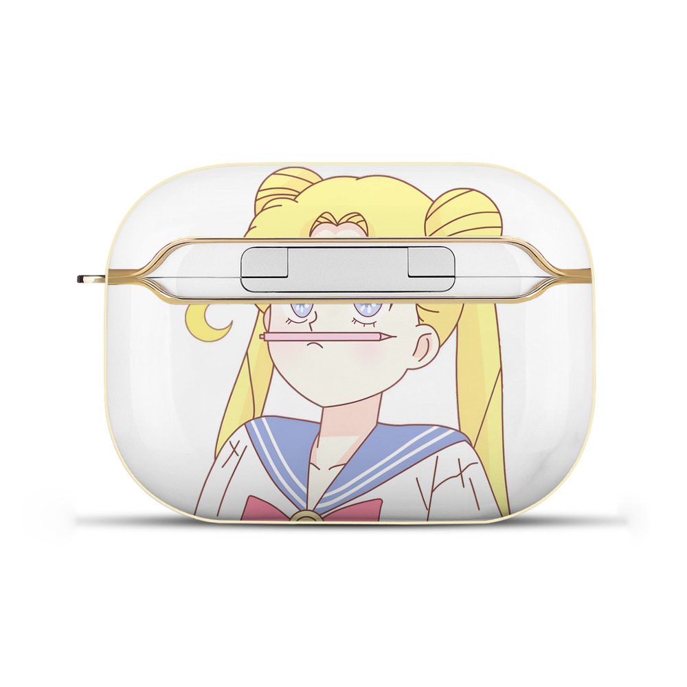 （画像用） 美少女戦士セーラームーン 愛野 美奈子 あいの みなこ Sailor Moon Aino Minako 【AirPods Pro用】ハードシェル保護ケース｜耐衝撃・防指紋・カラビナ付き商品仕様