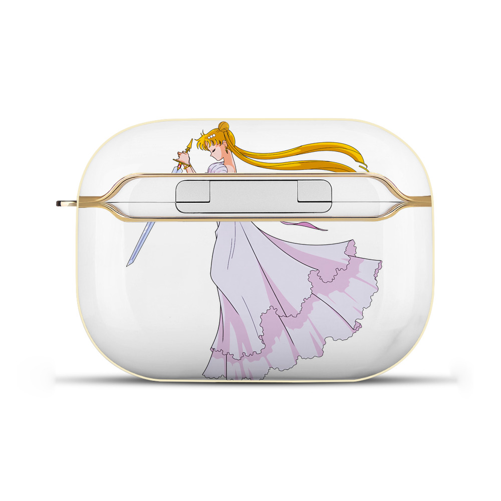 （画像用） 美少女戦士セーラームーン 愛野 美奈子 あいの みなこ Sailor Moon Aino Minako 【AirPods Pro用】ハードシェル保護ケース｜耐衝撃・防指紋・カラビナ付き商品仕様